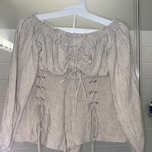 Crop top safari set!